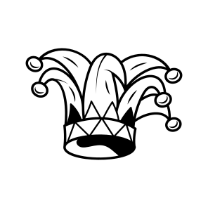 Jester Hat, Cap, Headwear, Accessory, Prop icon