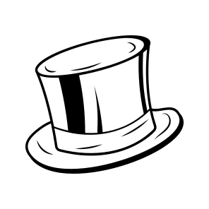 Magician Hat, Cap, Headwear, Accessory, Apparel, icon