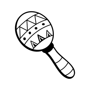 Maraca, Percussion, Musical, Instrument, Shaker icon