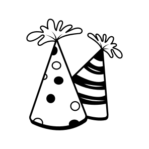 Party Hats, Caps, Headwear, Birthday, Celebration icon