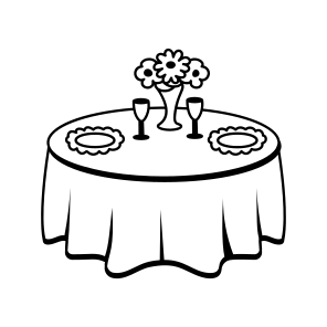 Party Table, Banquet, Event, Celebration, Dinning icon