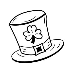 Patrick Hat, Cap, Headwear, Lucky, Shamrock, icon