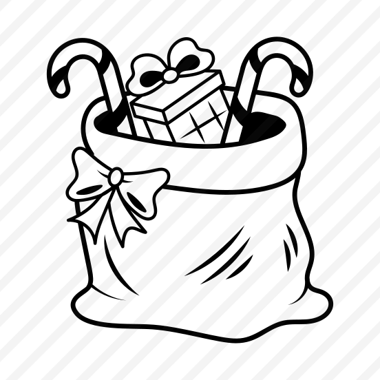 Santa Sack, Pouch, Gifts, Candies, Presents, preview