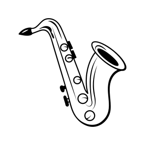 Saxophone, Musical, Brass, Instrument, Sax, icon