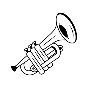 Trumpet, Cornet, Horn, Music, Instrument, icon