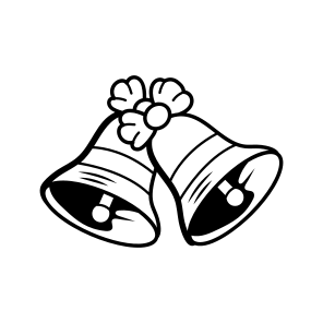 Wedding Bells, Ringing, Decorative, Ornate, Celebration icon