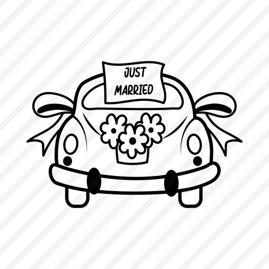 Wedding Car, Vehicle, Travel, Transportation, Just Married preview