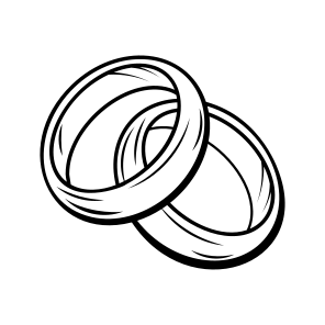Wedding Rings, Marriage, Engagement, Jewellery, Ceremony icon