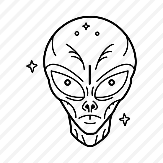 Alien Head, Creature, Invader, Extraterrestrial, Astronomy preview
