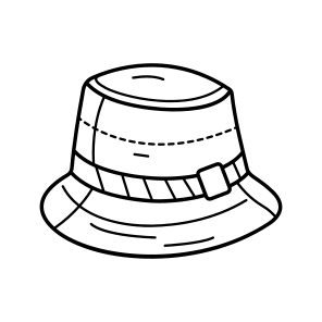 Bucket Hat, Cap, Headwear, Accessory, Fashion, icon