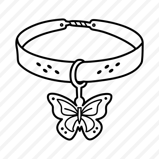 Butterfly Choker, Locket, Jewellery, Accessory, Fashion, preview