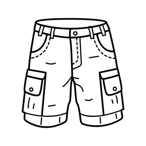Cargo Shorts, Clothing, Apparel, Pants, Outfit icon