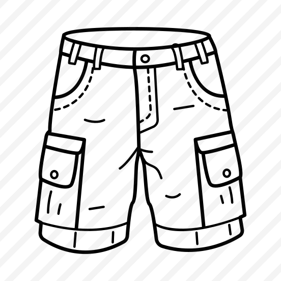 Cargo Shorts, Clothing, Apparel, Pants, Outfit preview