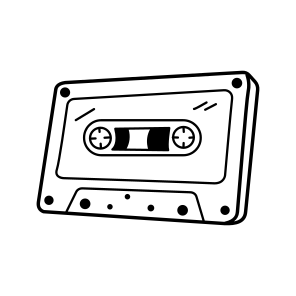 Cassette, Tape, Vhs, Audio, Music, icon