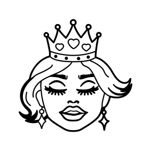 Crowned Girl, Tiara, Headwear, Fashion, Accessory icon