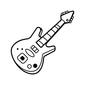 Guitar, Bass, Music, Instrument, Melody icon