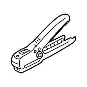 Hair Crimper, Hairstyling, Grooming, Tool, Equipment, icon