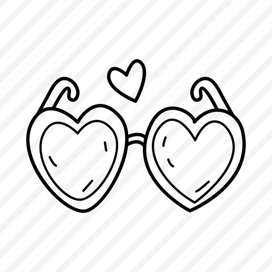 Heart Glasses, Goggles, Eyewear, Fashion, Accessory preview