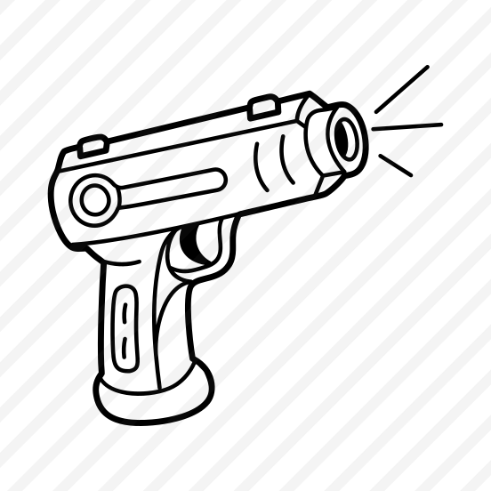 Laser Gun, Firearm, Weapon, Blaster, Handgun preview