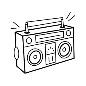 Music Stereo, Music, Amplifier, Soundbox, Audio System icon