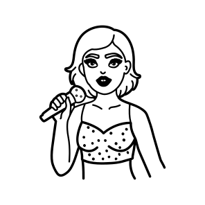 Pop Singer, Artist, Performer, Girl, Character, icon