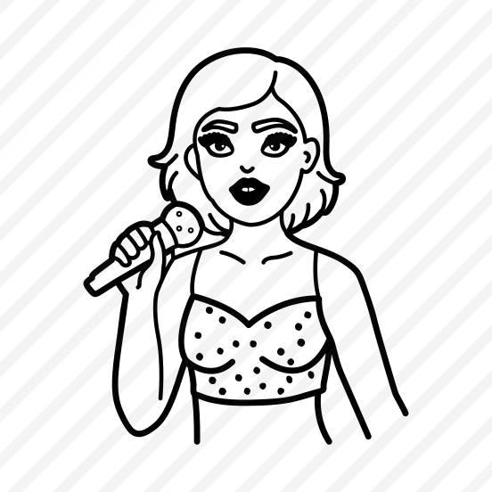 Pop Singer, Artist, Performer, Girl, Character, preview