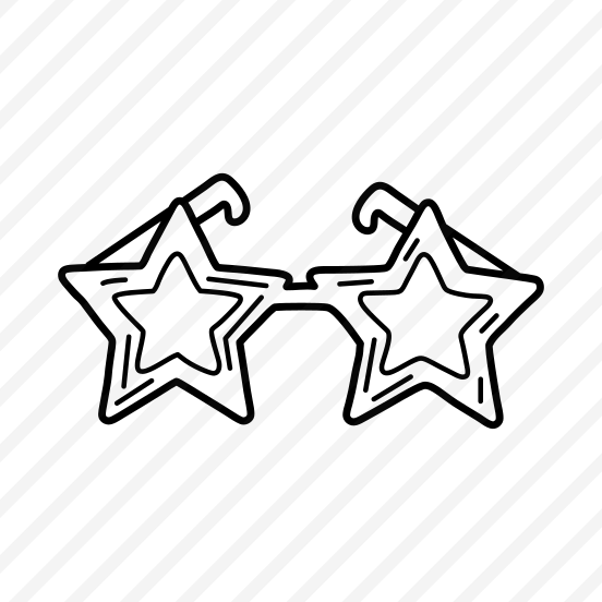 Star Glasses, Goggles, Eyewear, Accessory, Fashion preview