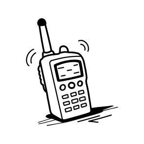 Walkie Talkie, Device, Communication, Transmitter, Receiver icon