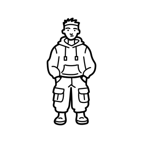 Young Boy, Lad, Man, Fashion, Character icon