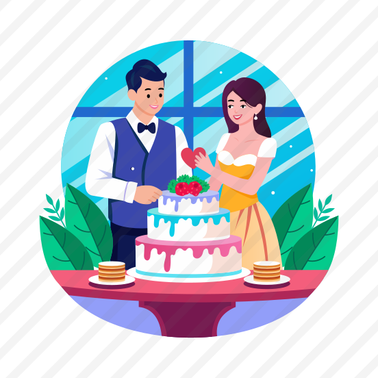 Cake Ceremony, Cutting, Dessert, Sweet, Couple preview