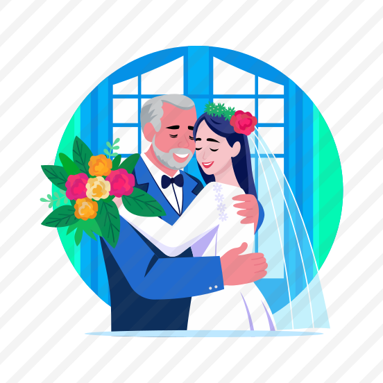 Hugging, Cuddling, Embracing, Affection, Bride preview