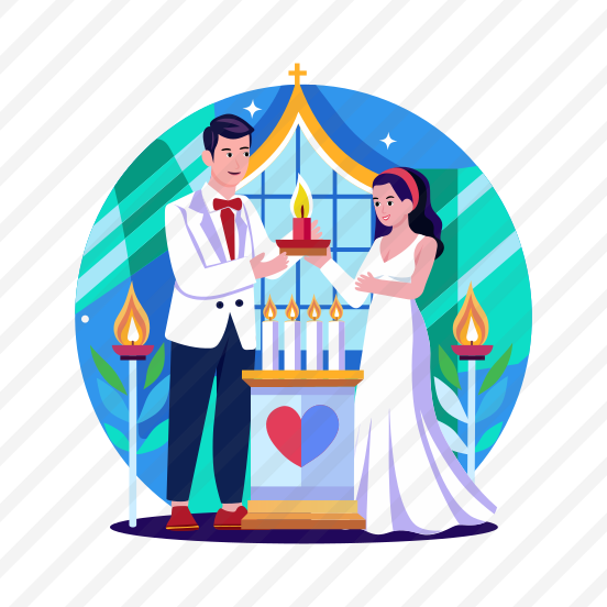 Lighting Candles, Ceremony, Tradition, Couple, Wedding preview