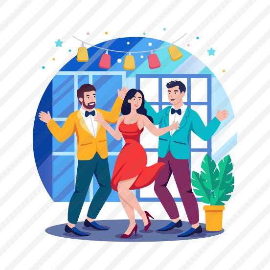 Party, Dancing, Enjoying, Cheerful, Friends preview