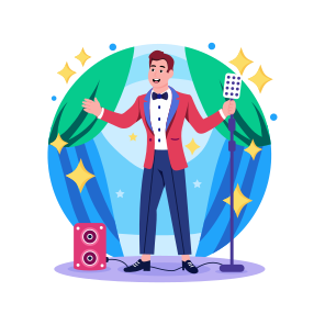 Singing, Karaoke, Performance, Entertainment, Groom icon