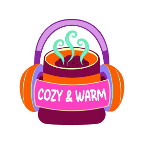 Cozy Vibes, Listening Music, Thanksgiving, Festival, Typography, icon