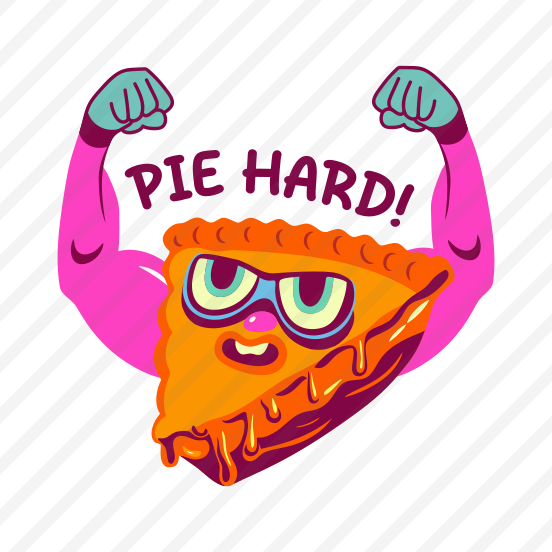 Food Slice, Pie, Thanksgiving, Festival, Typography, preview