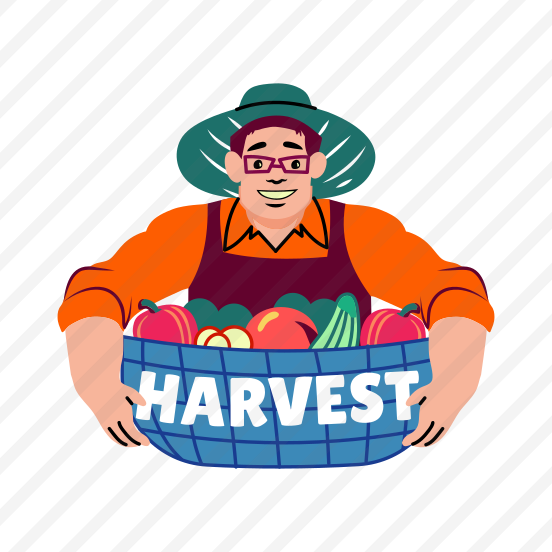 Harvest, Farmer, Thanksgiving, Festival, Typography, preview