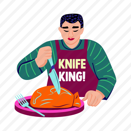 Knife King, Cutting, Carving, Thanksgiving, Festival, preview