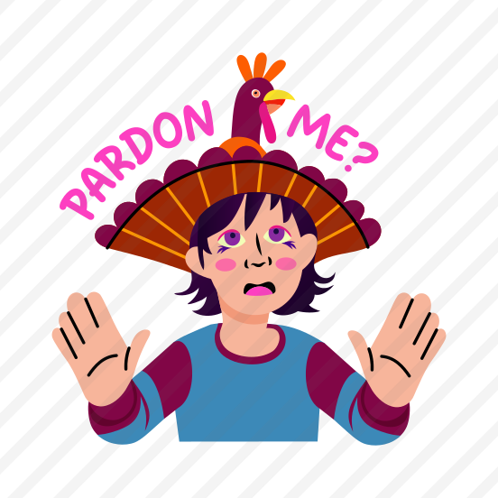 Pardon Me, Thanksgiving, Festival, Celebration, Typography, preview