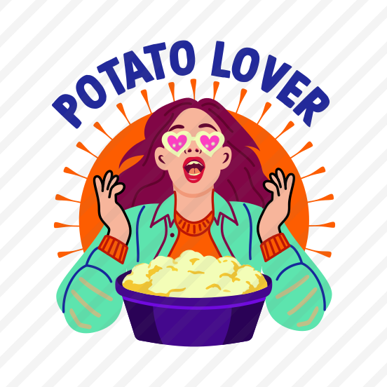 Potato Lover, Surprised, Eating, Thanksgiving, Festival, preview