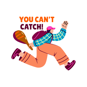 Running, Thanksgiving, Character, Typography, Lettering icon