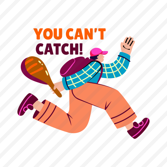 Running, Thanksgiving, Character, Typography, Lettering preview