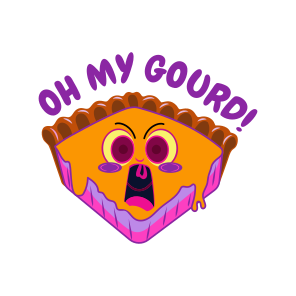 Surprised, Pie, Dessert, Food, Thanksgiving, icon