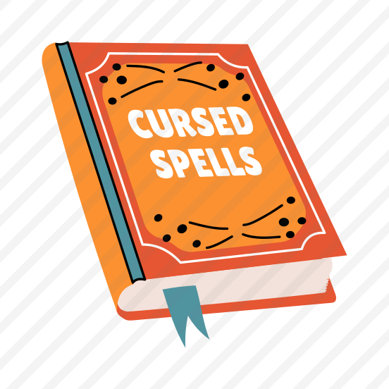 Cursed Spells, Sorcery, Witchcraft, Mystic, Book preview