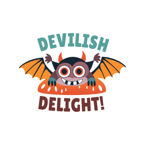 Devilish Delight, Smiling, Evil, Spooky, Halloween icon