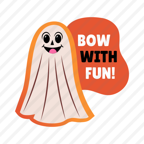 Friendly Ghost, Smiling, Happy, Entertaining, Typography preview