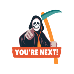 Grim Reaper, Pointing, Death, Macabre, Scary icon