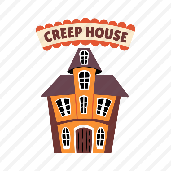 Haunted House, Mansion, Building, Architecture, Typography preview