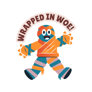 Mummy, Dead, Monster, Wrapped, Scary icon