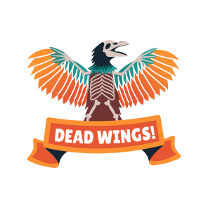 Skeletal Bird, Flying, Spooky Wings, Macabre, Scary icon